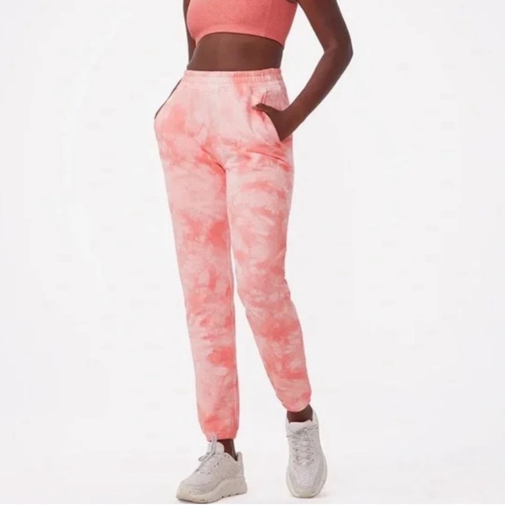 Outdoor Voices Coral Tie Dye Jogger w/pockets (Small)